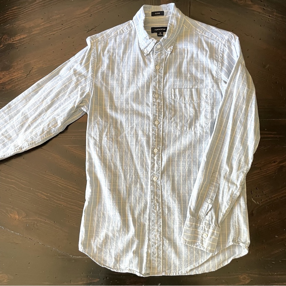 J. Crew Jeans Linen like Button Down